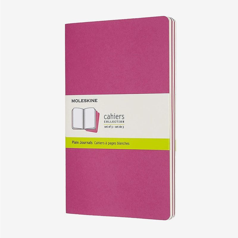 MOLESKINE - Libreta Cahier Grande Lisa X3 Rosado