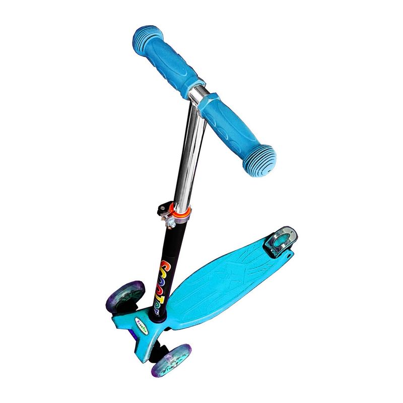 GENERICO - Scooter Patineta 3 Ruedas Unicolor Monopatin Llanta De Luces