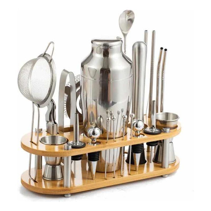 BARTENDING COLOMBIA - Kit Coctelería Bar Profesional 23 Piezas Cocktail Cócteles + regalo