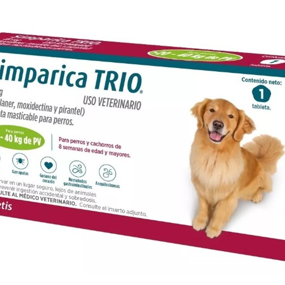 WUUFU - Simparica Trío 5-10 Kg 1 Tablet