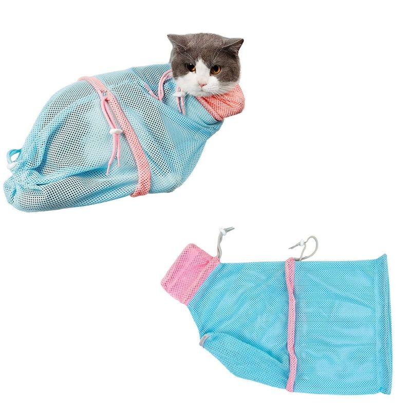 GENERICO - Bolsa de Baño para Gatos Ducha Sin Estrés