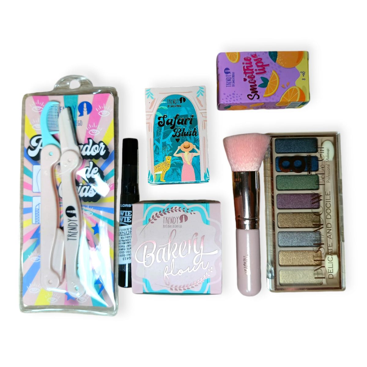 TRENDY - KIT MAQUILLAJE TRENDY POLVO SUELTO DEPILADOR