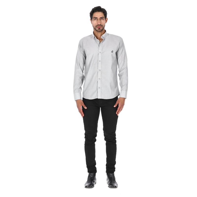 LA CHAQUETERIA - Camisa en Algodón 100% LCC2301 Gris