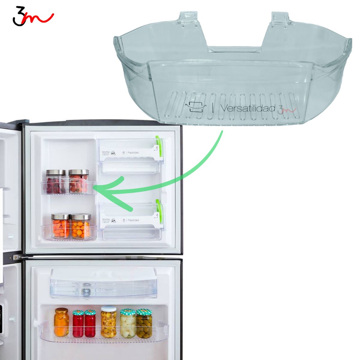 HACEB - Anaquel pequeño de congelador para neveras Haceb.