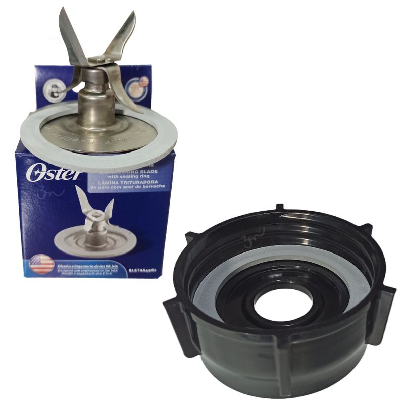 OSTER - cuchilla 4 asp + base rosca para licuadoras Oster