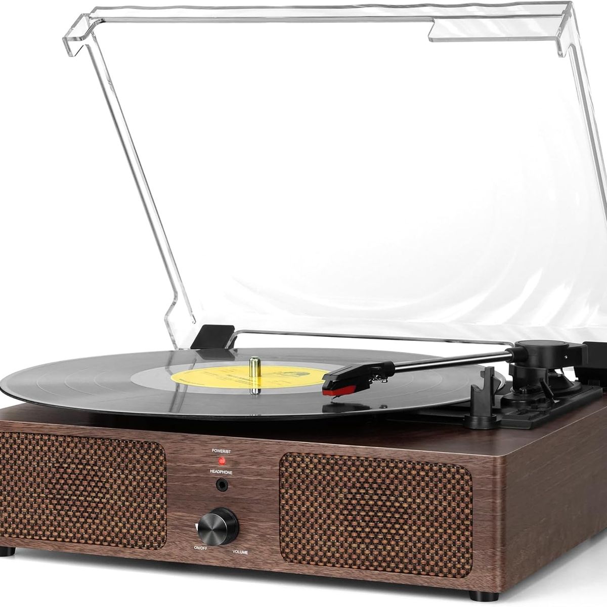 GENERICO - Tocadiscos  Vintage Bluetooh Tornamesa Portatil  usb + Tapete Retro