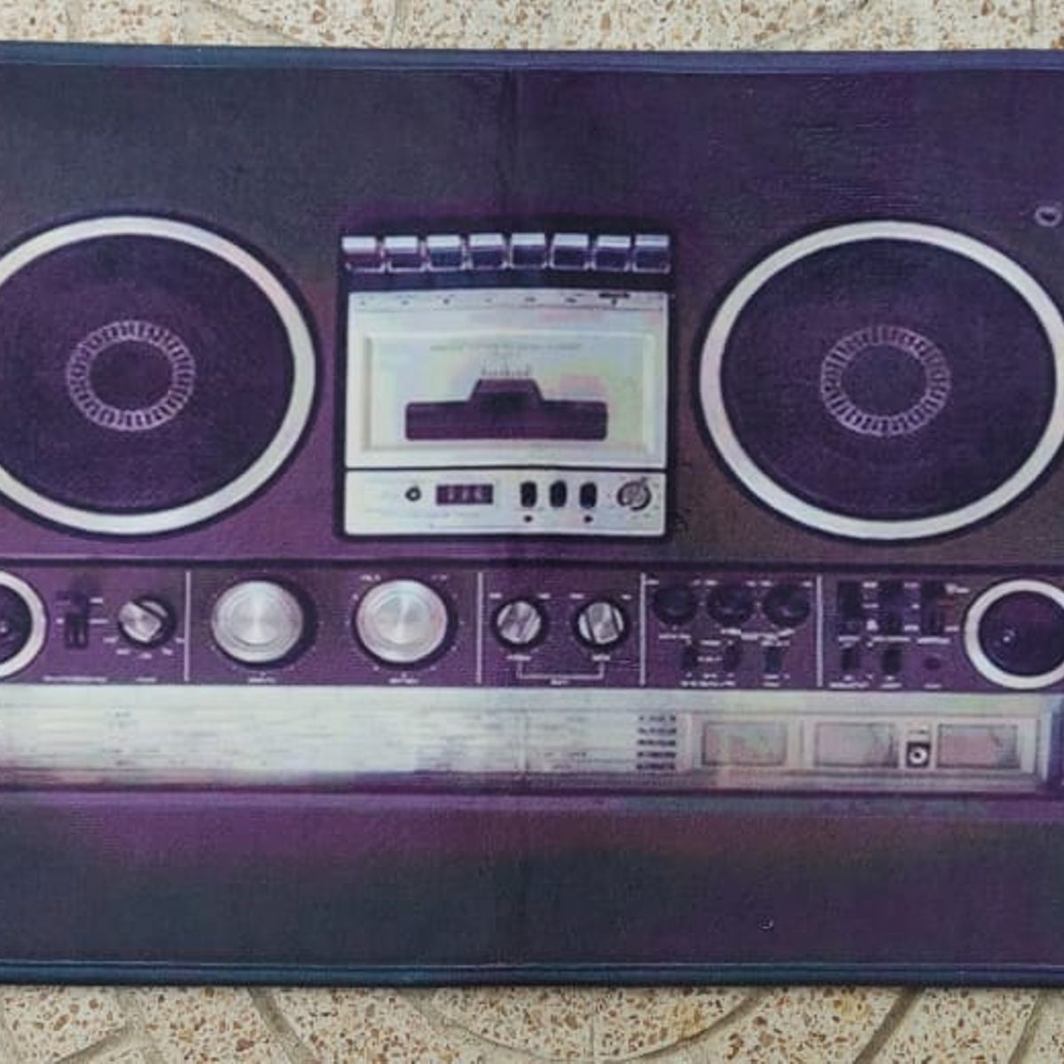 GENERICO - Tocadiscos  Vintage Bluetooh Tornamesa Portatil  usb + Tapete Retro