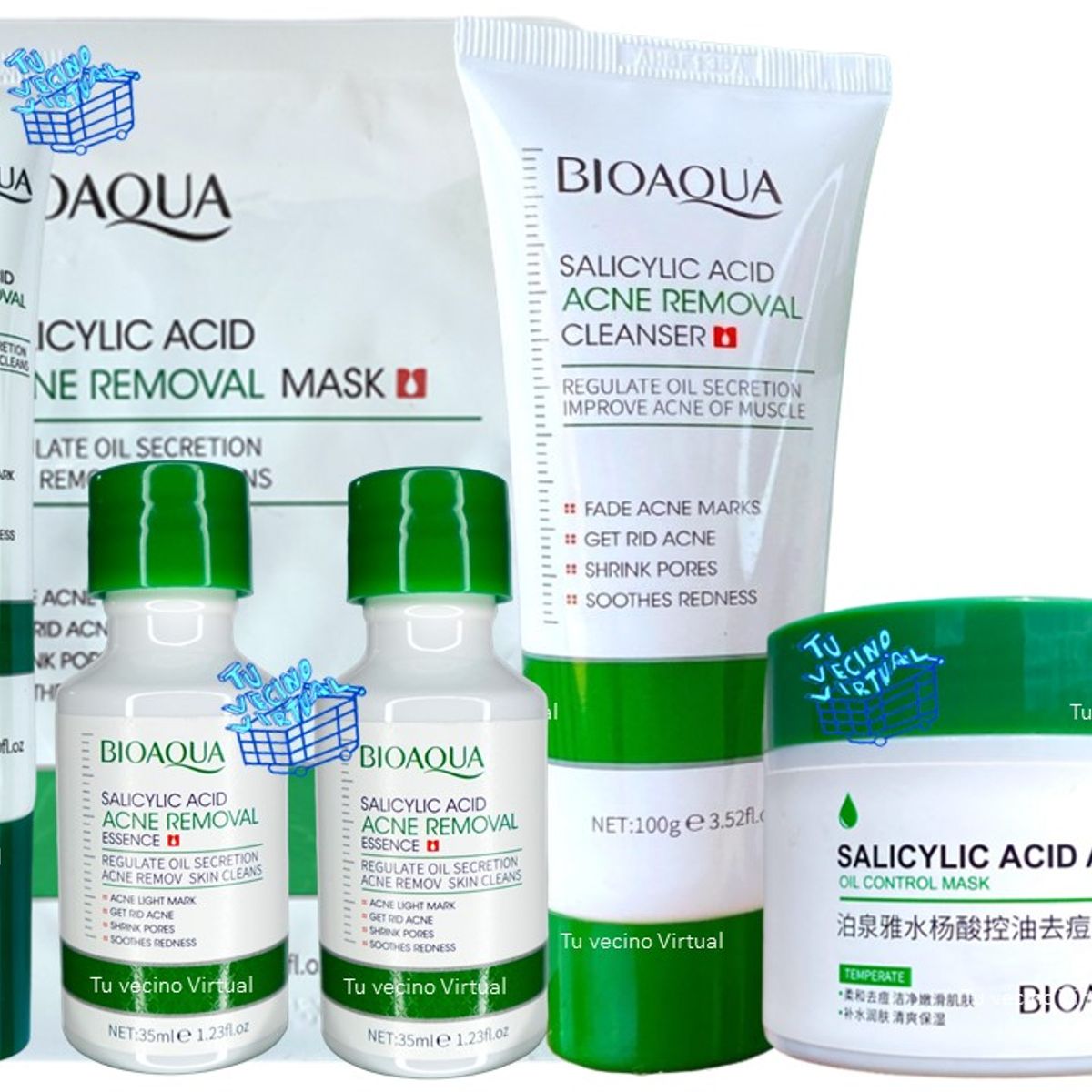 BIOAQUA - Kit Acido Salicilico x 6 Bioaqua