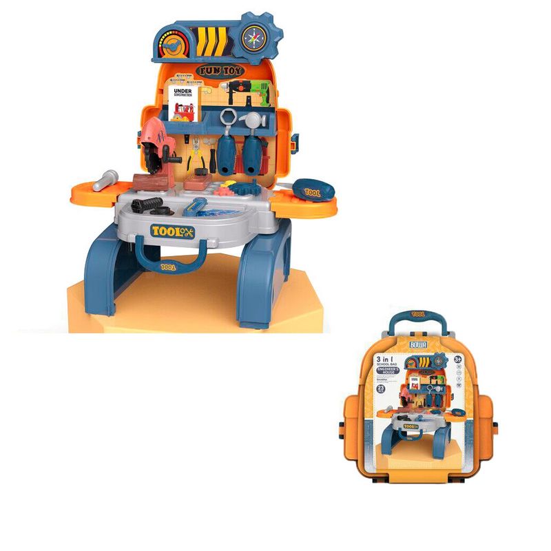 GENERICO - Set Ingeniero Herramienta Maleta Portátil Niño Didáctico