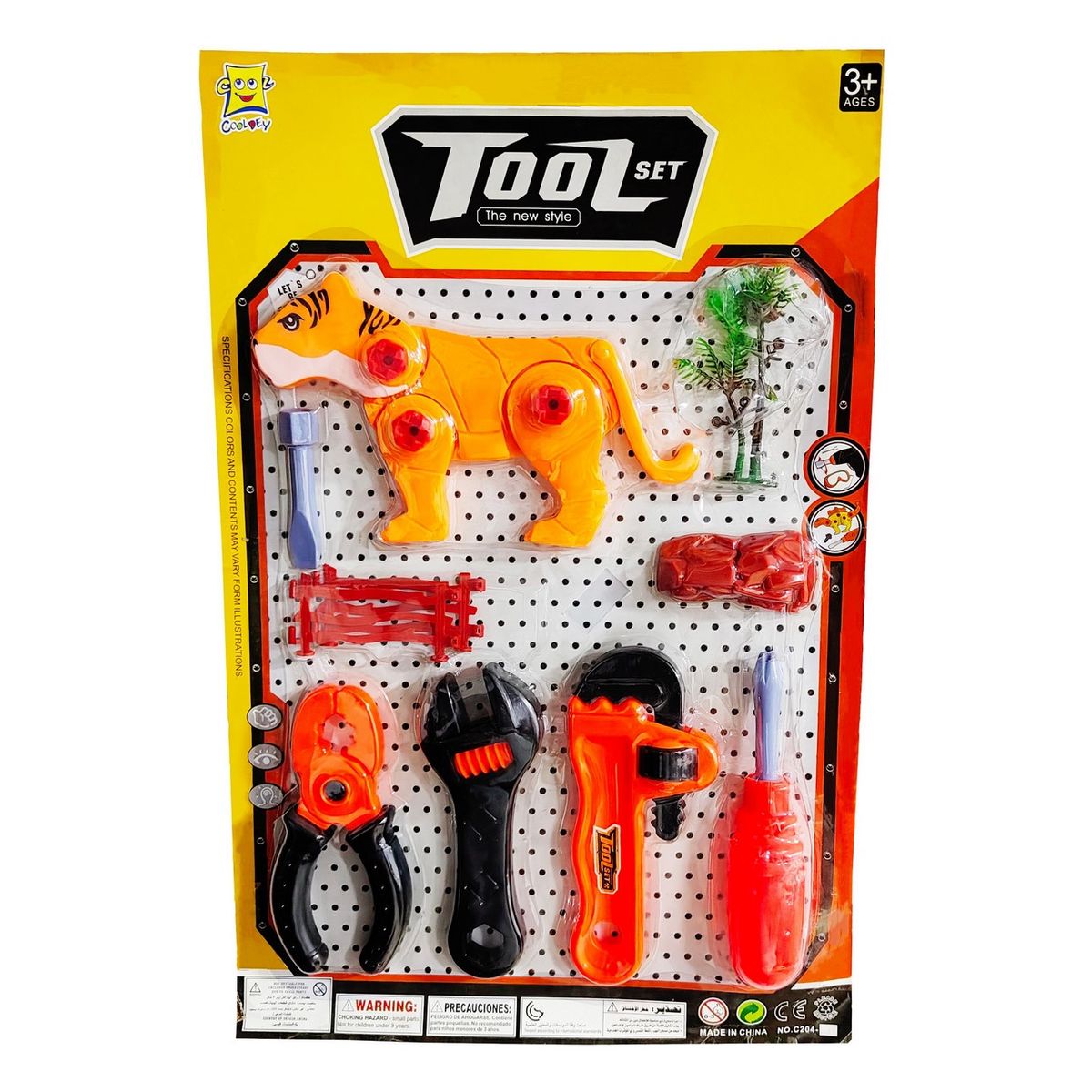 GENERICO - Juguete Niños Set De Herramientas Juego Kit Tigre Llaves