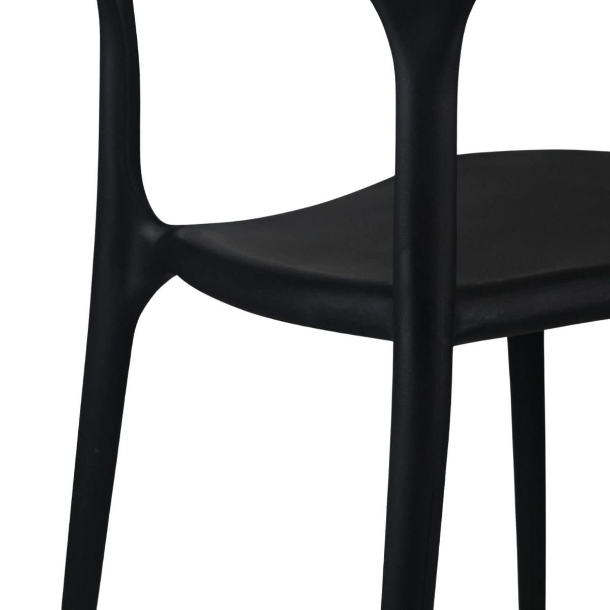 MOBLIHOUSE - Silla De Comedor Génova Apilable Para Interior y Exterior
