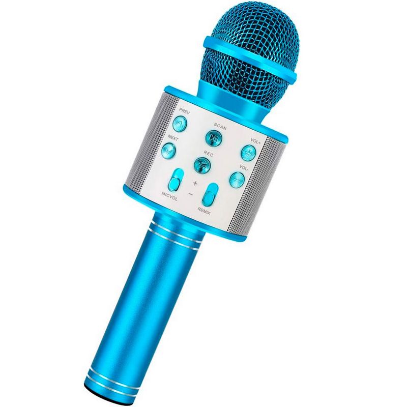 GENERICO - Microfono Karaoke Con Altavoz Bluetooth Recargable Interacti