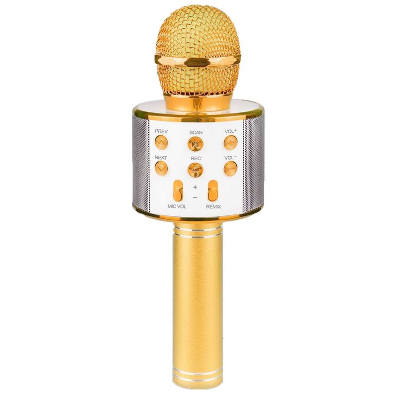 GENERICO - Microfono Karaoke Con Altavoz Bluetooth Recargable Interacti