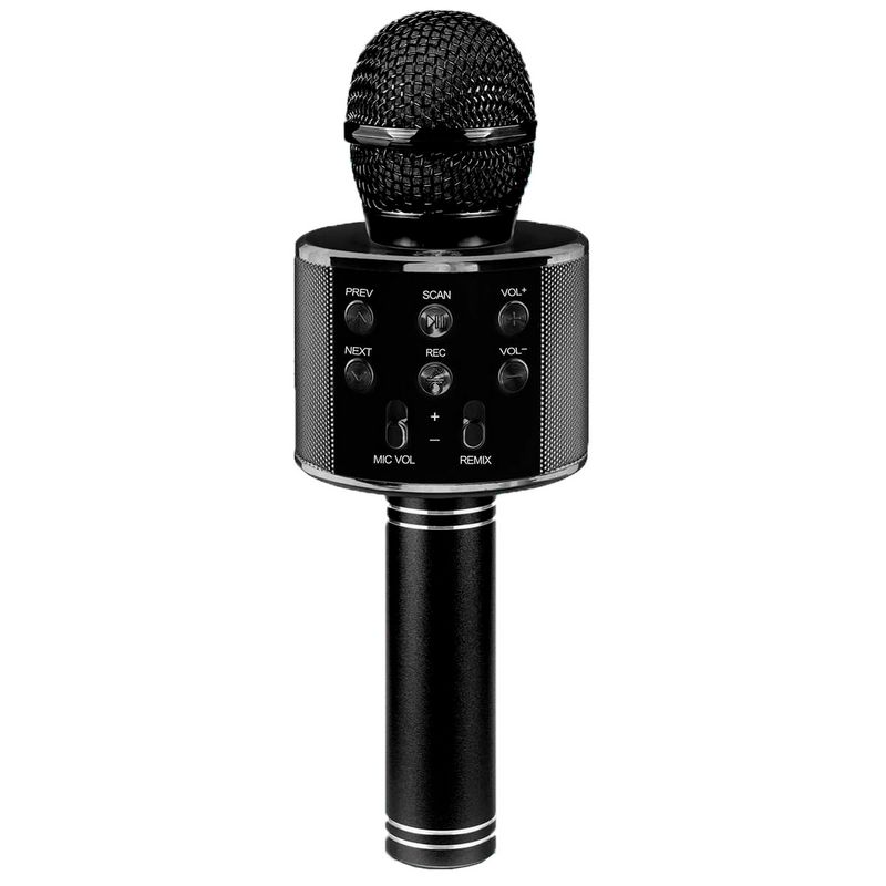 GENERICO - Microfono Karaoke Con Altavoz Bluetooth Recargable Interacti