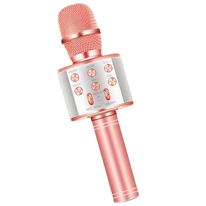 GENERICO - Microfono Karaoke Con Altavoz Bluetooth Recargable Interacti