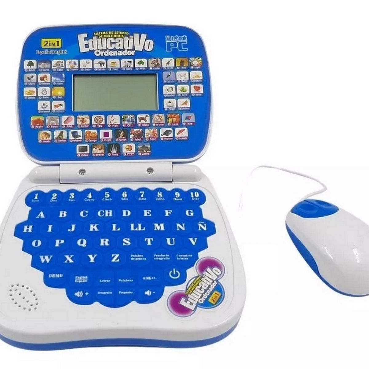GENERICO - Mi Primer Portátil Infantil Laptop Educativo Sonido Led Niña