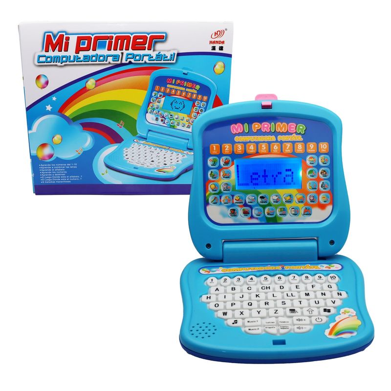 GENERICO - Mi Primer Portátil Infantil Mini Laptop Educativo + Baterias