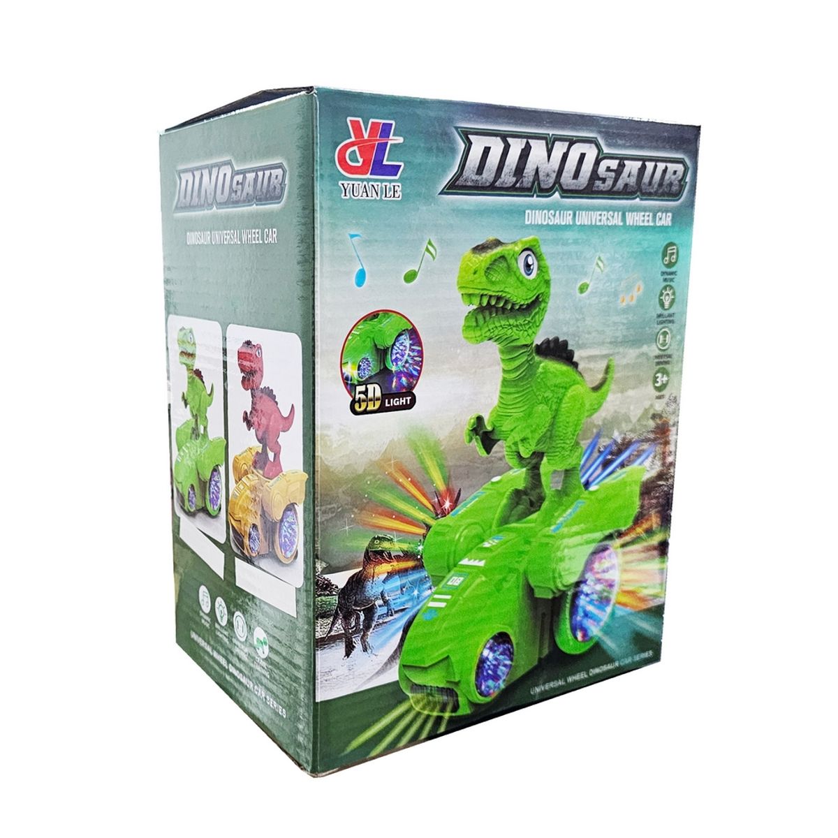 GENERICO - Dinosaurio Tiranosaurio Rex Musical Scooter Juguete