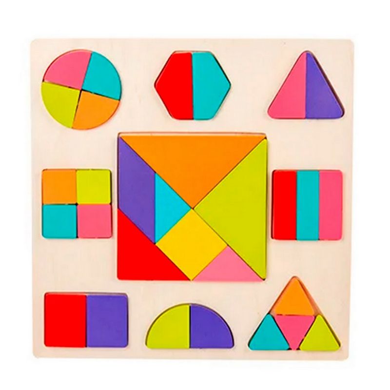 GENERICO - Juego Didáctico Encajable De Figuras Geométricas Interactivo