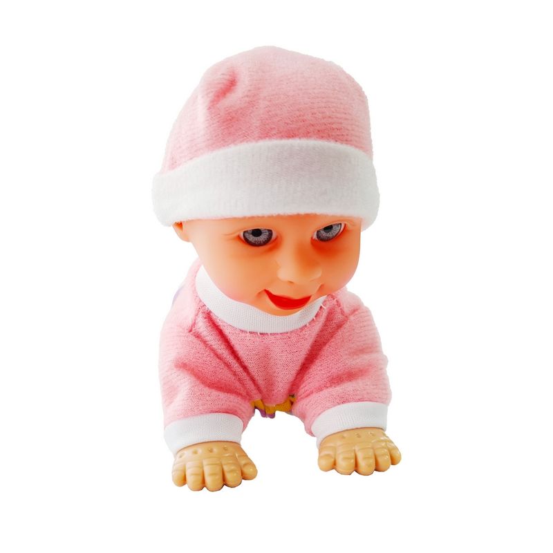 GENERICO - Muñeco Bebe Niñas Mi Baby Infantil Gatea Sonido