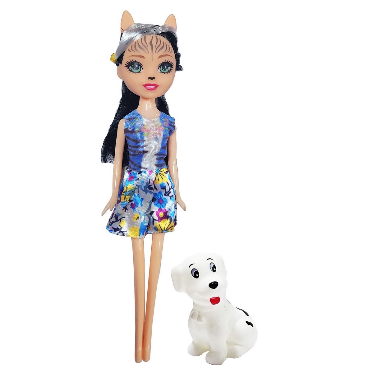 GENERICO - Muñeca Monster Juguete Niñas Interactivo + Mascota