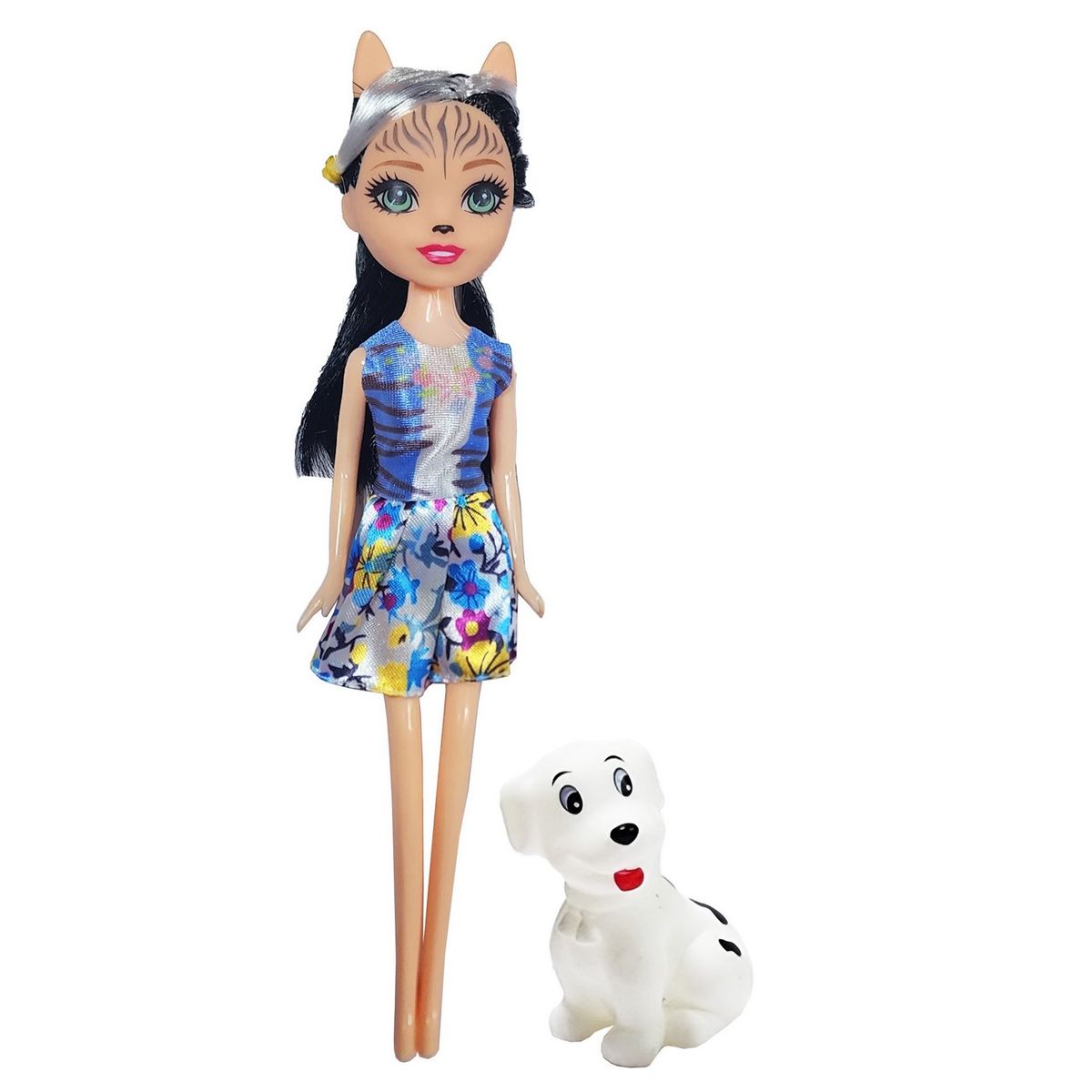 GENERICO - Muñeca Monster Juguete Niñas Interactivo + Mascota