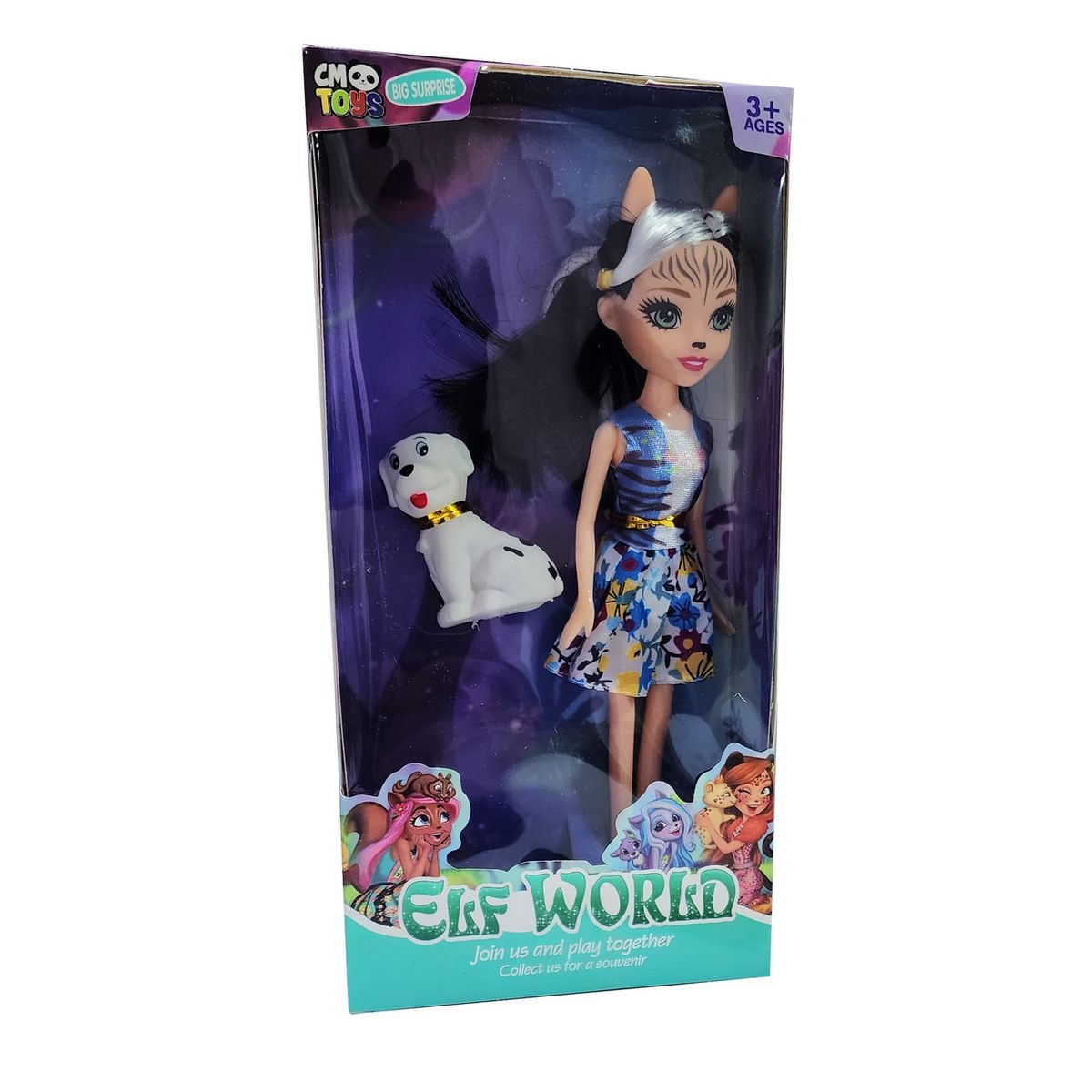 GENERICO - Muñeca Monster Juguete Niñas Interactivo + Mascota