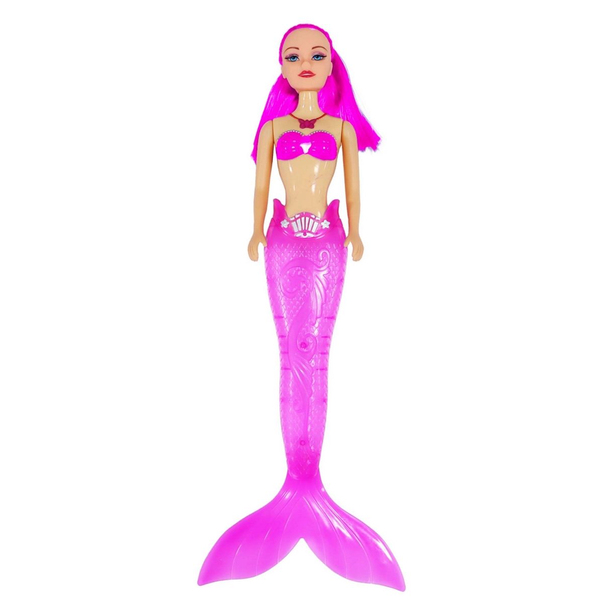 GENERICO - Muñeca Princesa Sirena Grande Luces Niña Accesorios Juguete