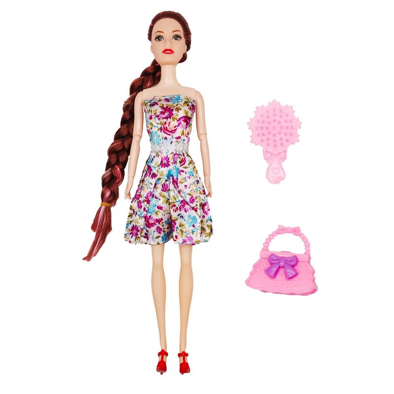 GENERICO - Muñeca Princesa Vestido Juguete Niñas + Accesorios