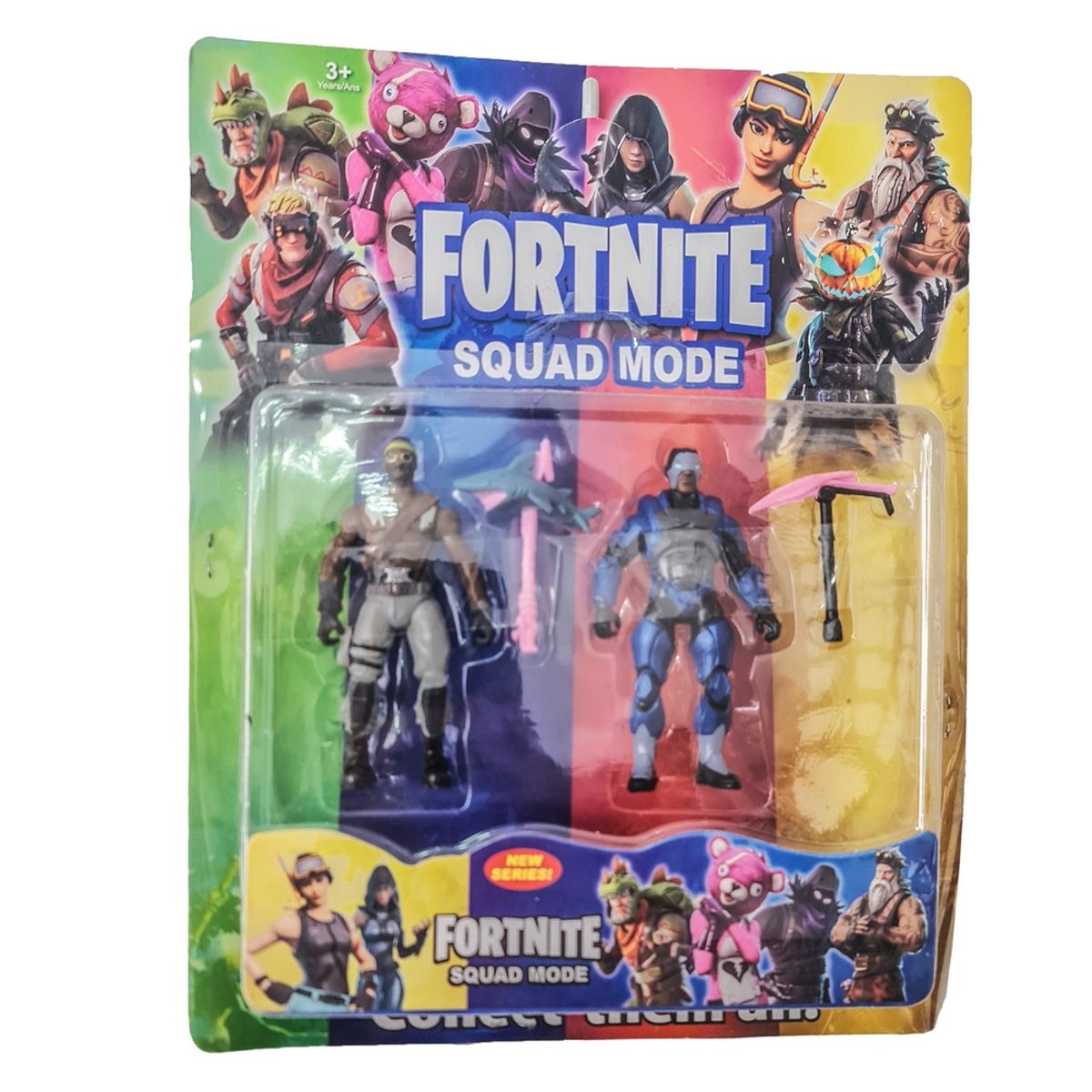 GENERICO - Figuras Fortnite Game Pack 2 Pcs Guerreros