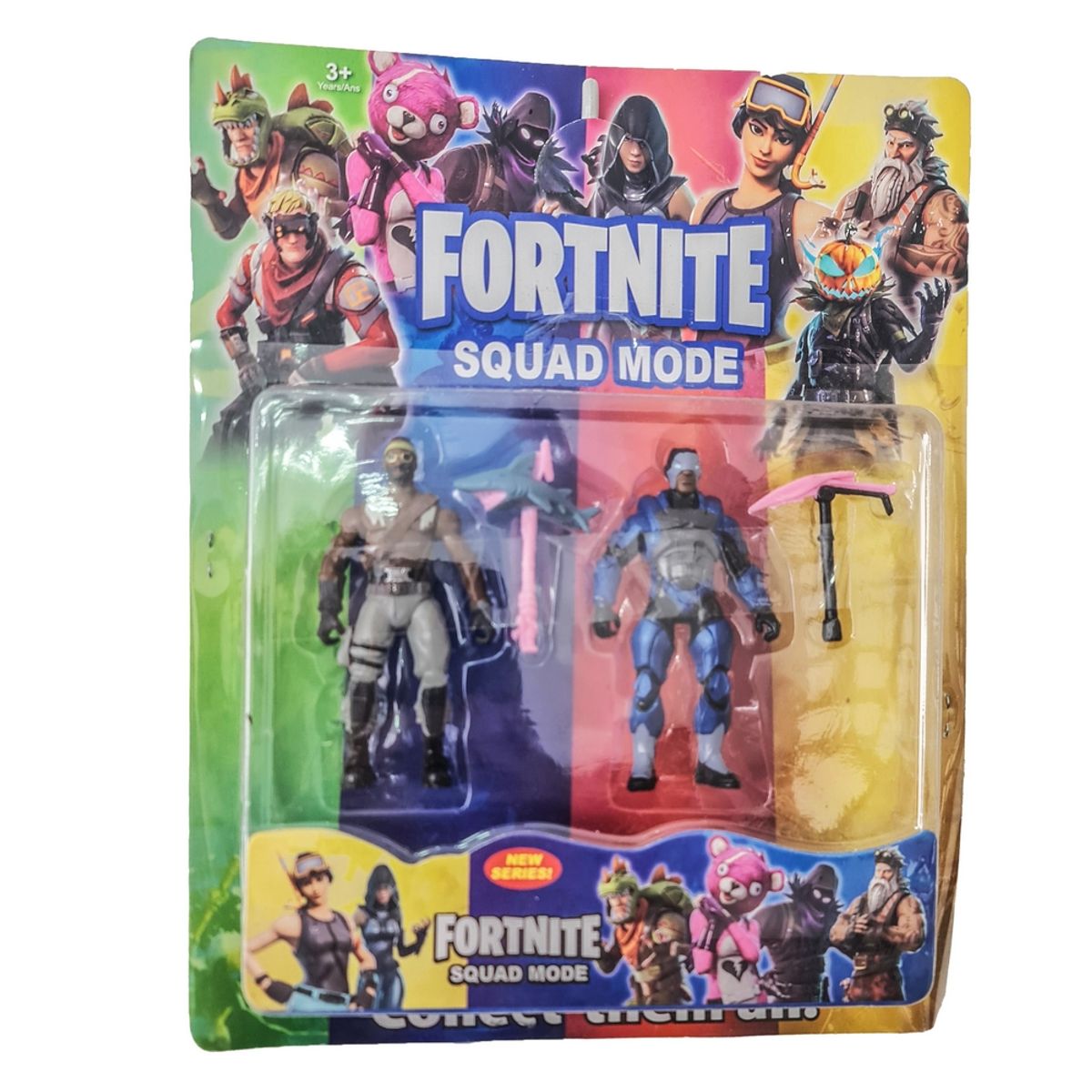 GENERICO - Figuras Fortnite Game Pack 2 Pcs Guerreros