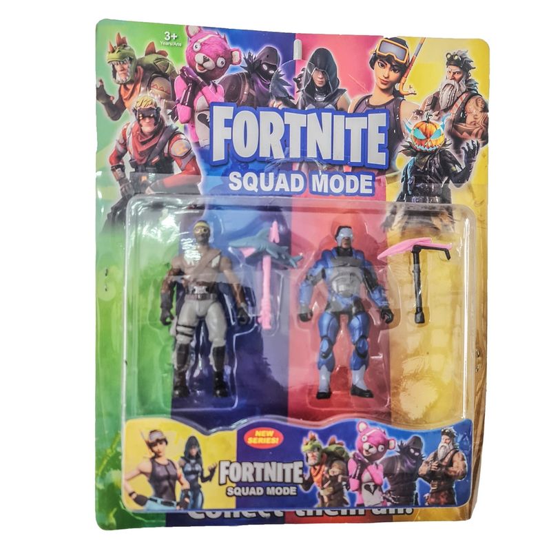 GENERICO - Figuras Fortnite Game Pack 2 Pcs Guerreros