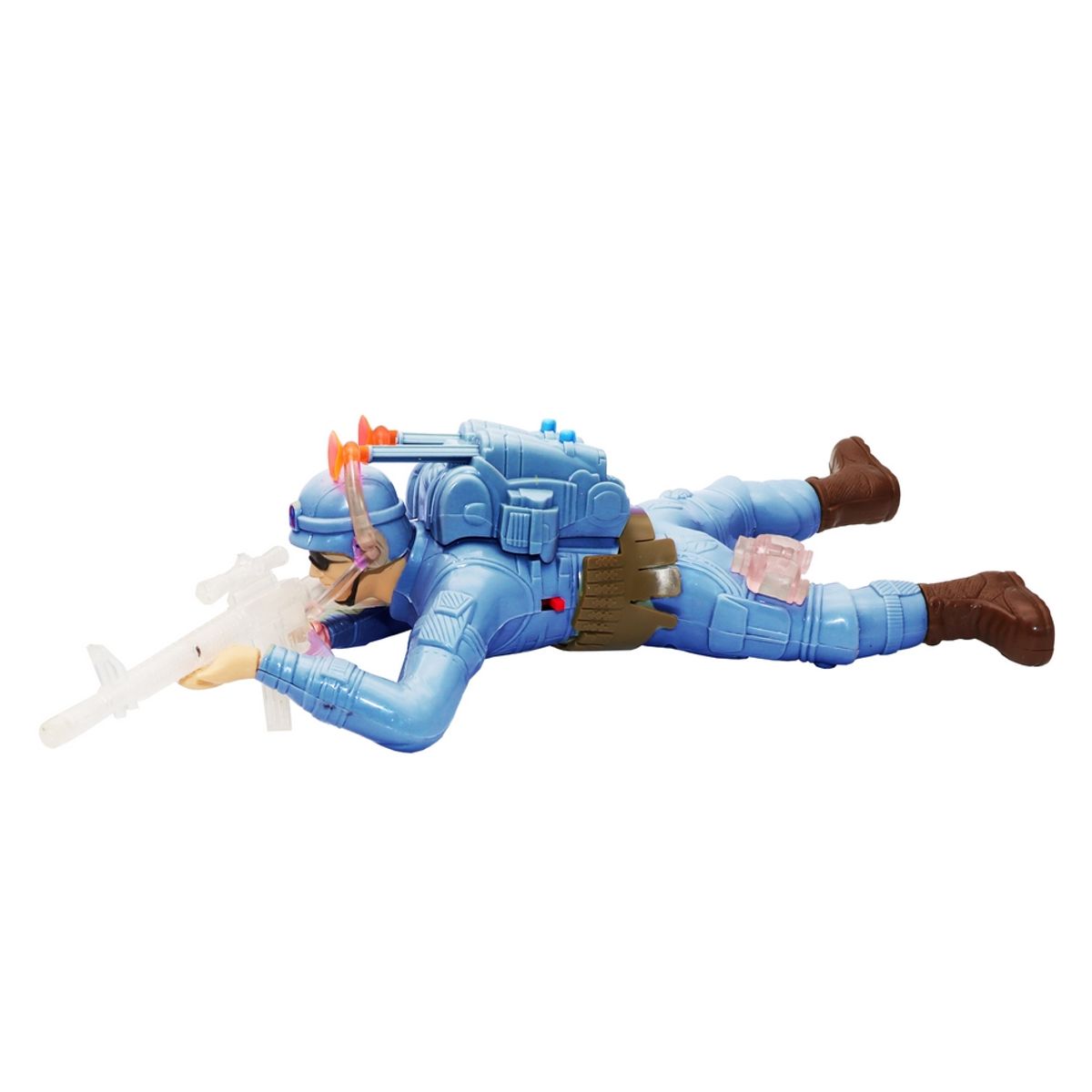 GENERICO - Soldado Militar Juguete Sonido Movimiento Dardo