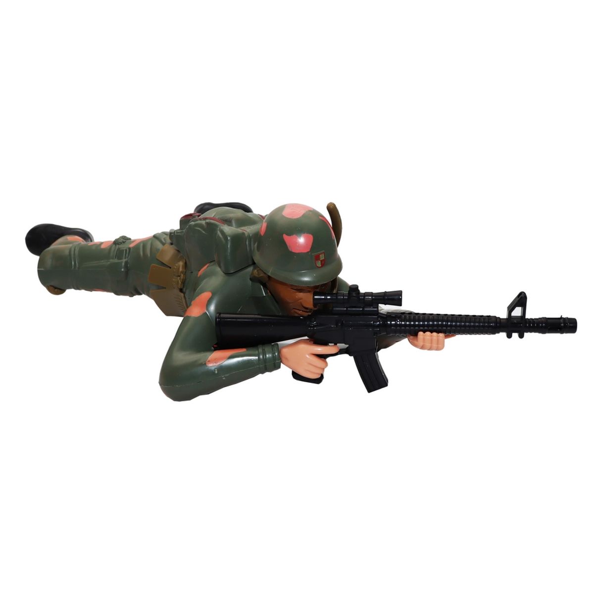 GENERICO - Soldado Militar Juguete Sonido Movimiento Luces