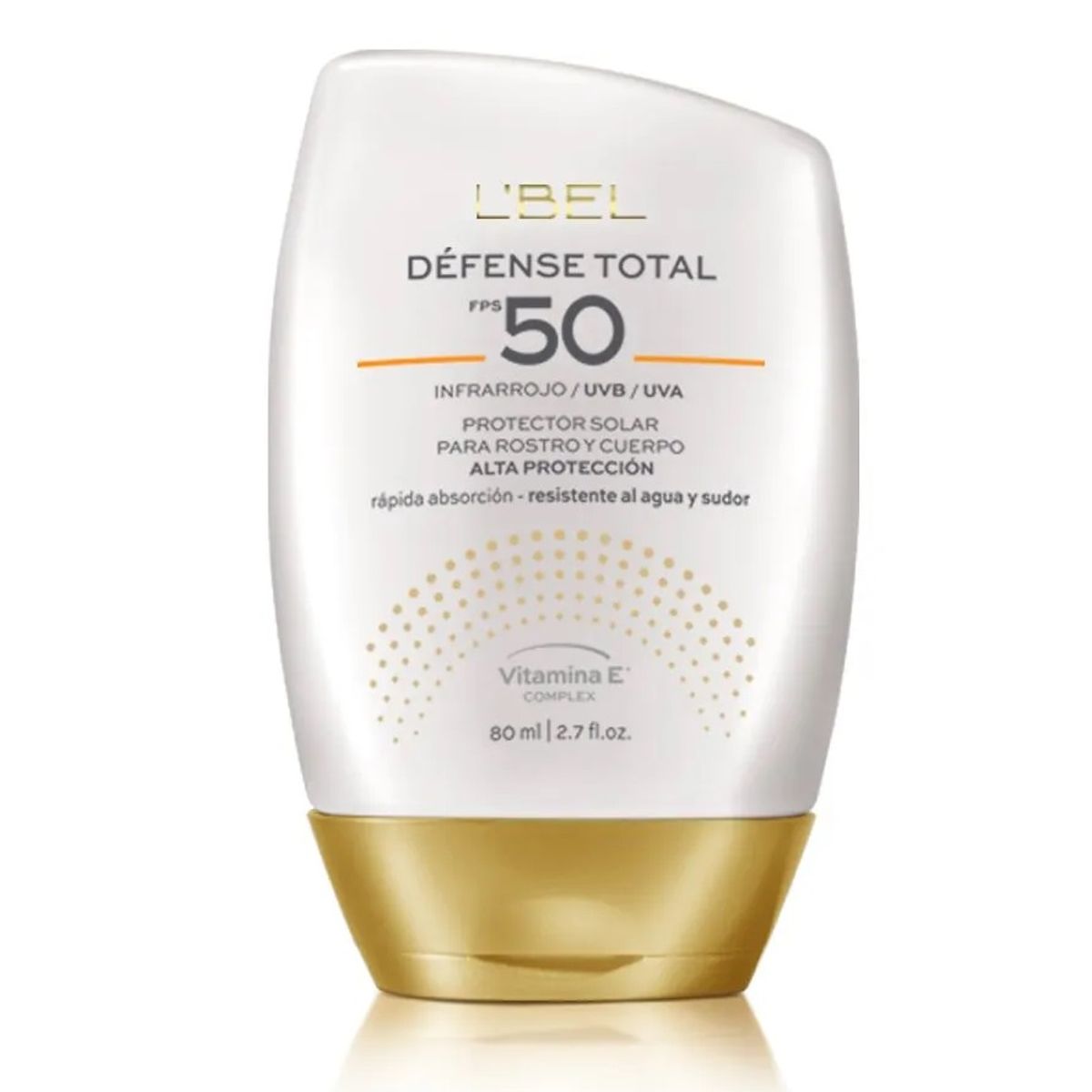 LBEL - Protector solar facial Nuevo Défense Total FPS 50 Lbel 80 ml