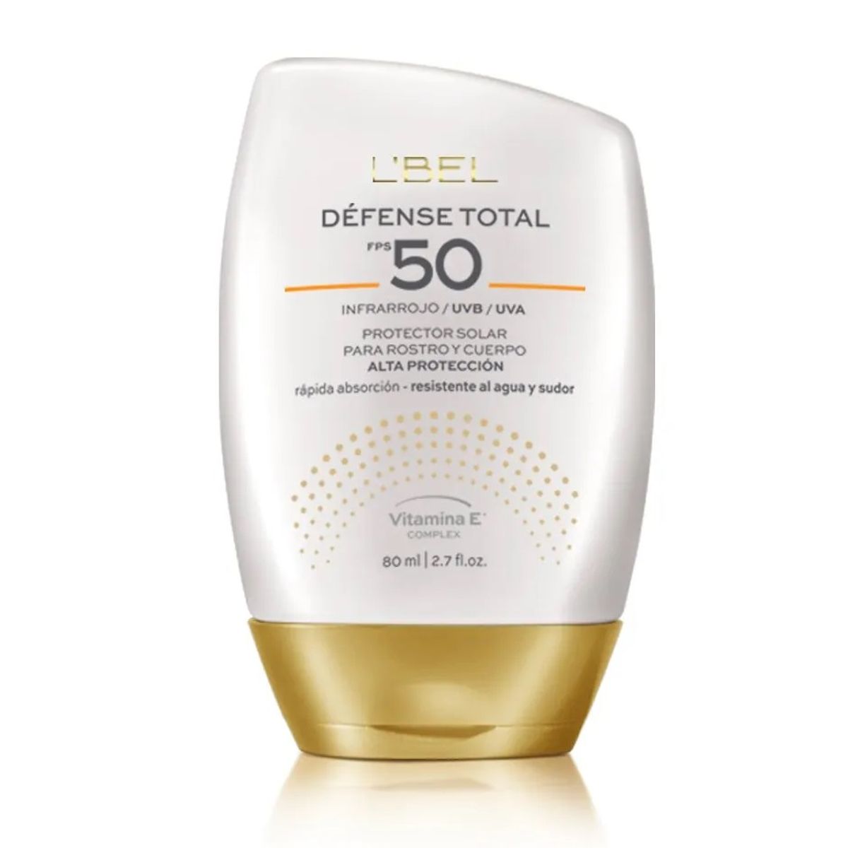 LBEL - Protector solar facial Nuevo Défense Total FPS 50 Lbel 80 ml