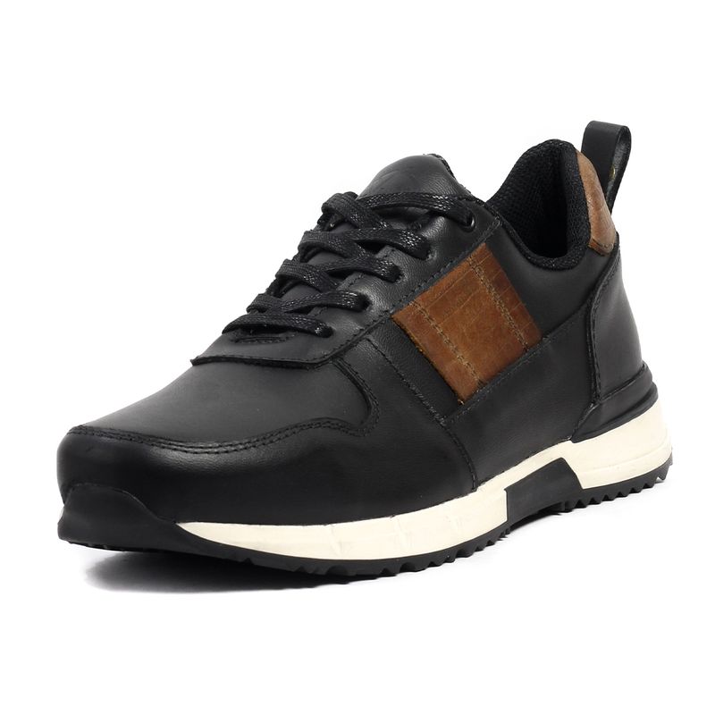 GENERICO - Tenis Cuero Hombre VillabonR VL-3036 Negro