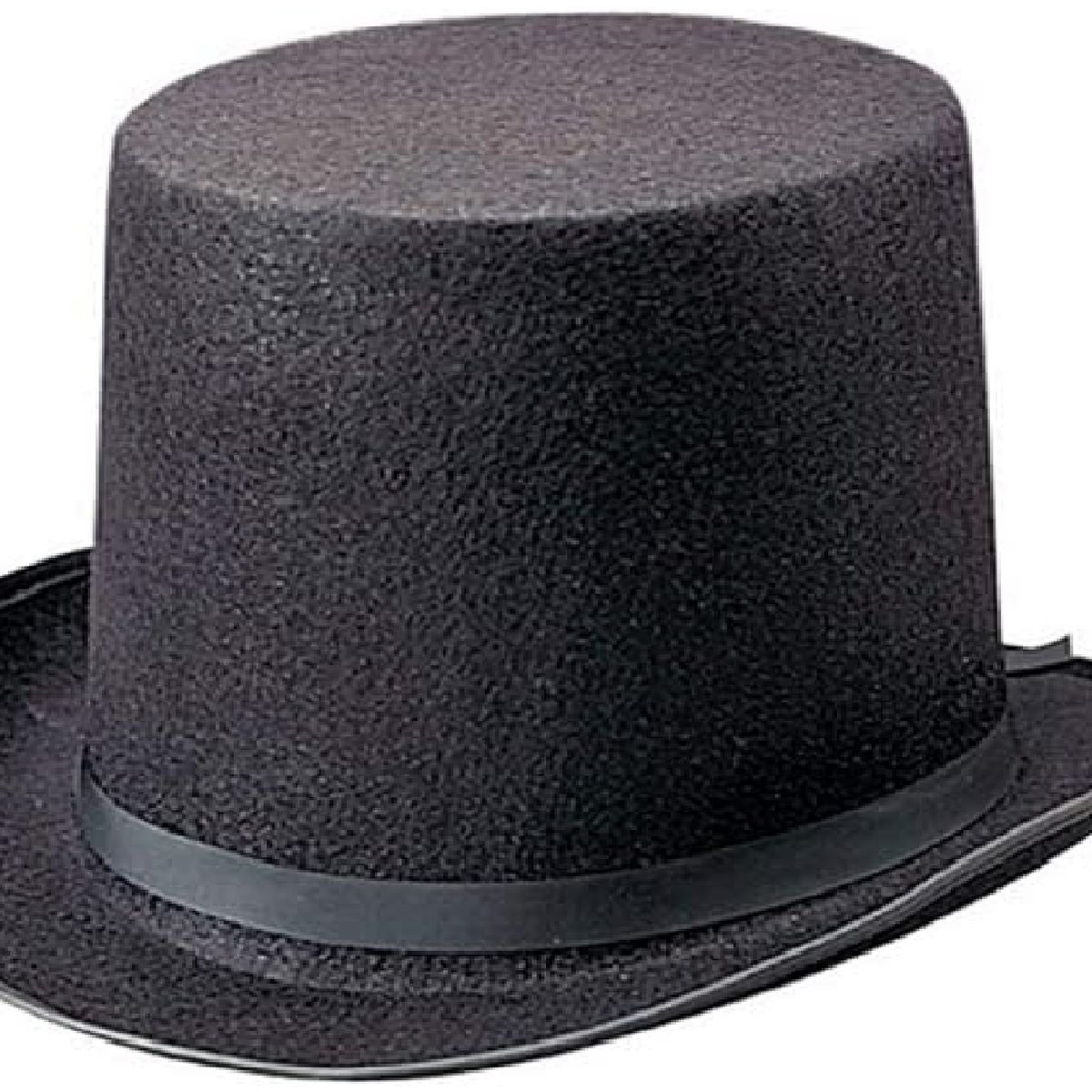 GENERICO - Sombrero De Copa Disfraz De Mago O Mayordomo Alto De Fieltro