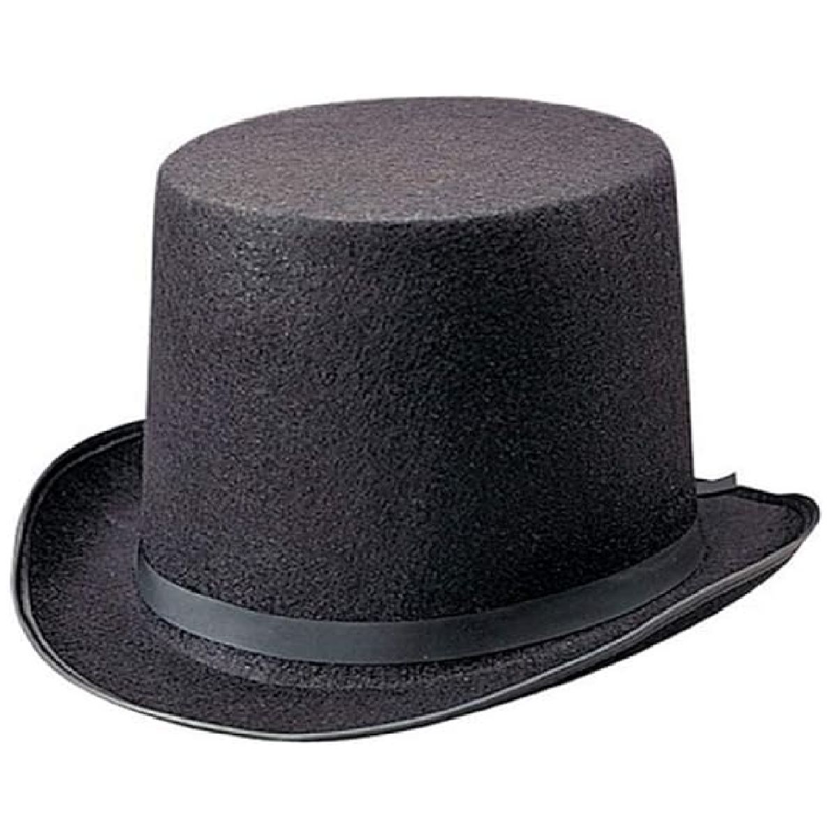 GENERICO - Sombrero De Copa Disfraz De Mago O Mayordomo Alto De Fieltro