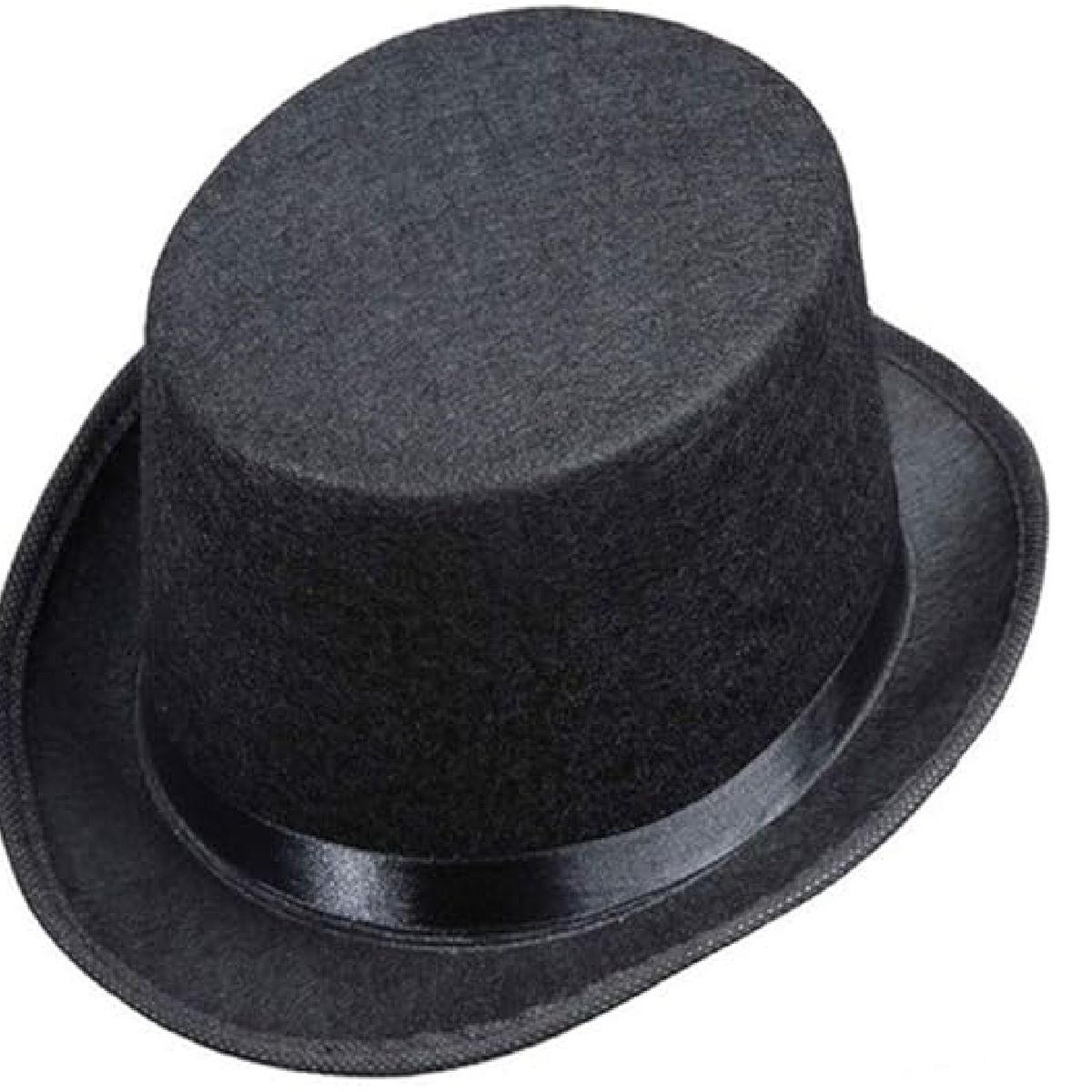 GENERICO - Sombrero De Copa Disfraz De Mago O Mayordomo Alto De Fieltro