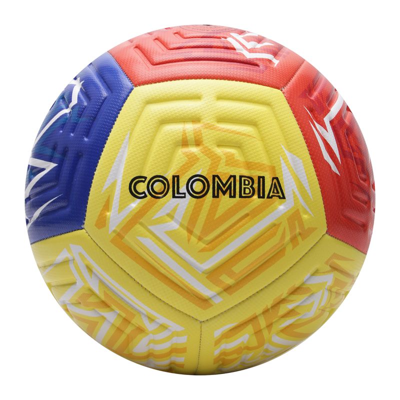 ZOOM SPORT - Balon De Futbol N°5 Copa America Colombia Amarillo Tricolor