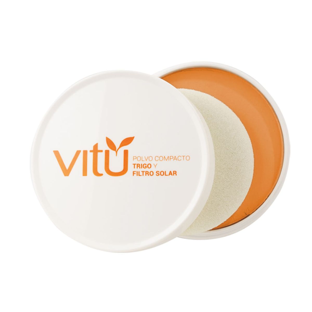 VITU - Polvo Vitú Compacto Trigo Y Filtro Solar Tono 04 Castaña