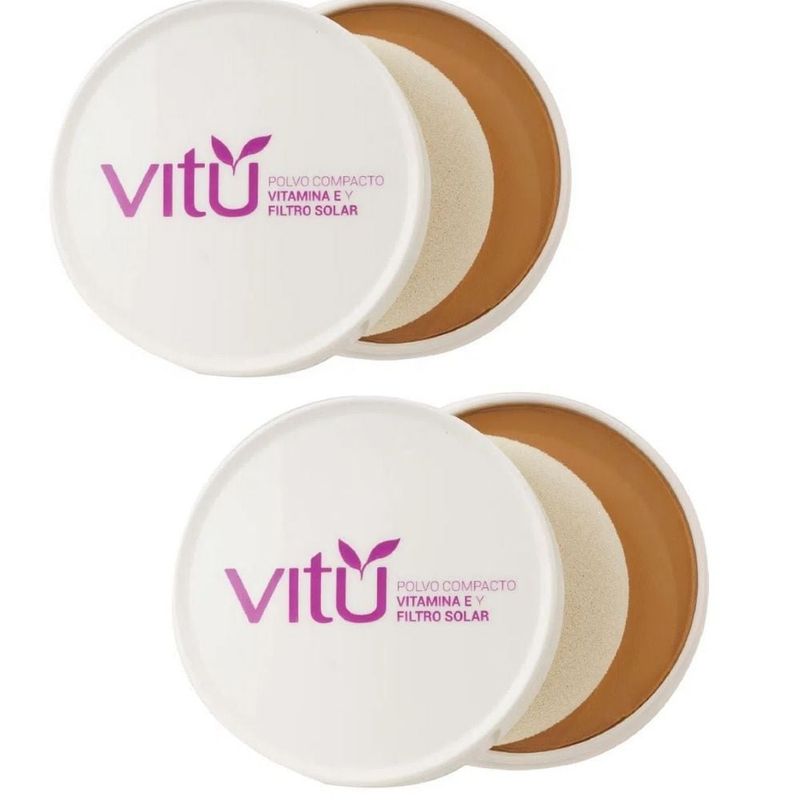 VITU - Promoción Vitú Polvo Vitamina E Tono 2 Ave 14gr X2 uds