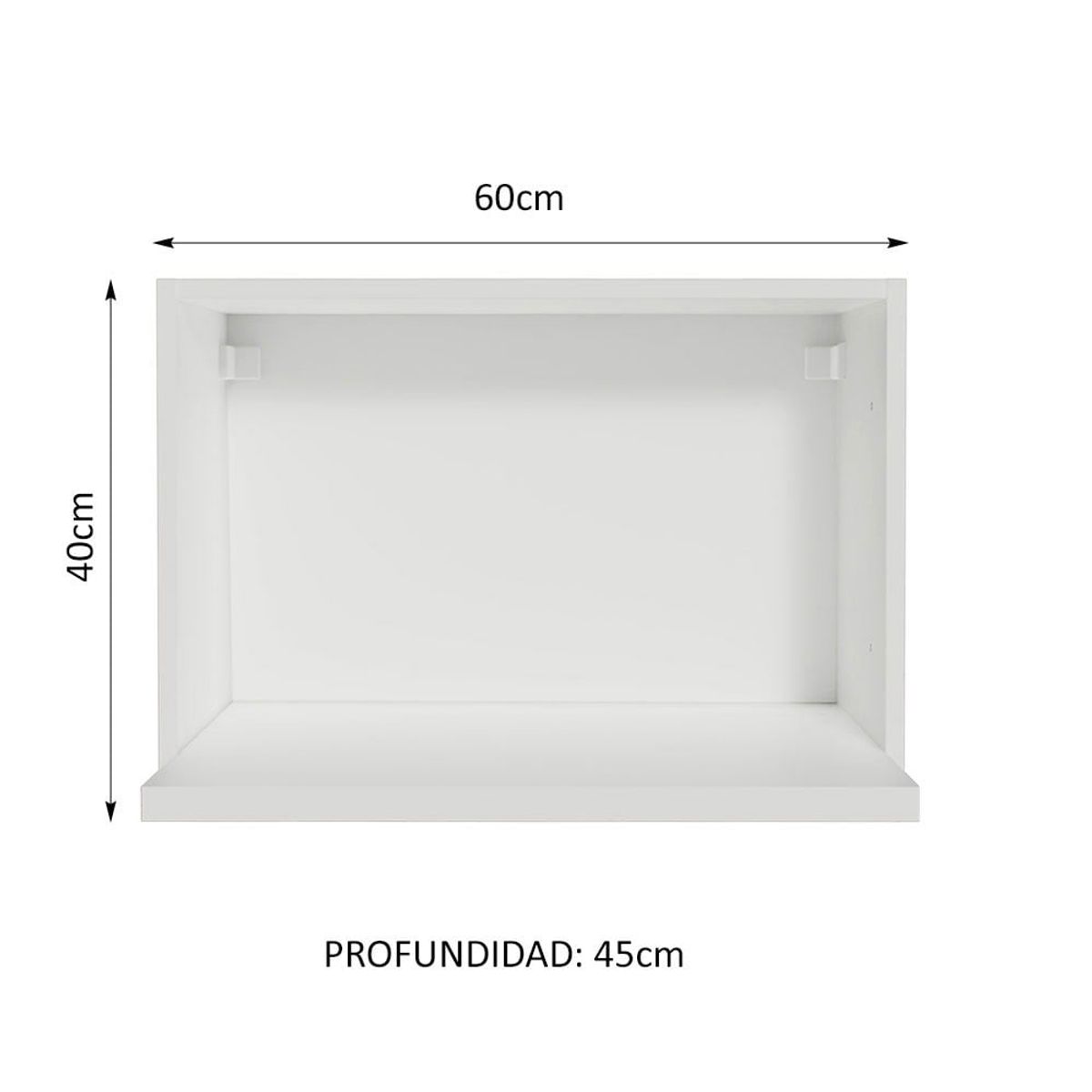 MADESA - Mueble de Cocina Superior para Hornos Glamy 60 cm