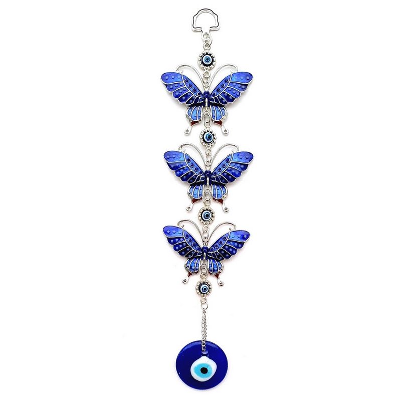 GENERICO - Colgante Mariposas Ojo Turco Móvil De Pared Decoración