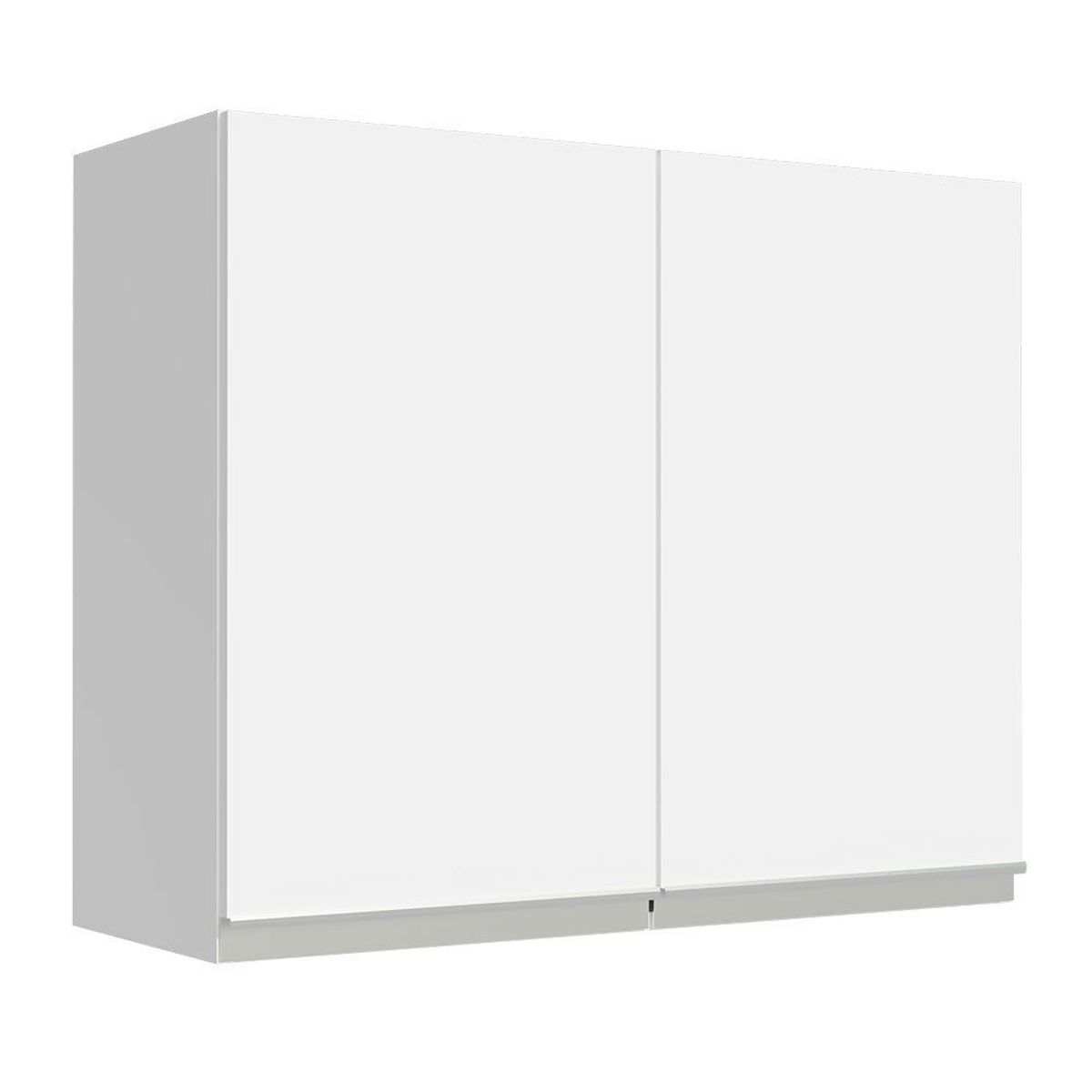 MADESA - Mueble de Cocina Superior Glamy 80 cm 2 Puertas Blanco