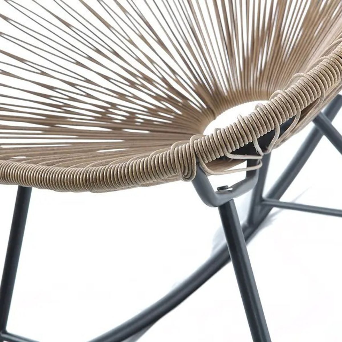 MOBLIHOUSE - Mecedora De Descanso Para El Hogar Silla Creativa Cafe