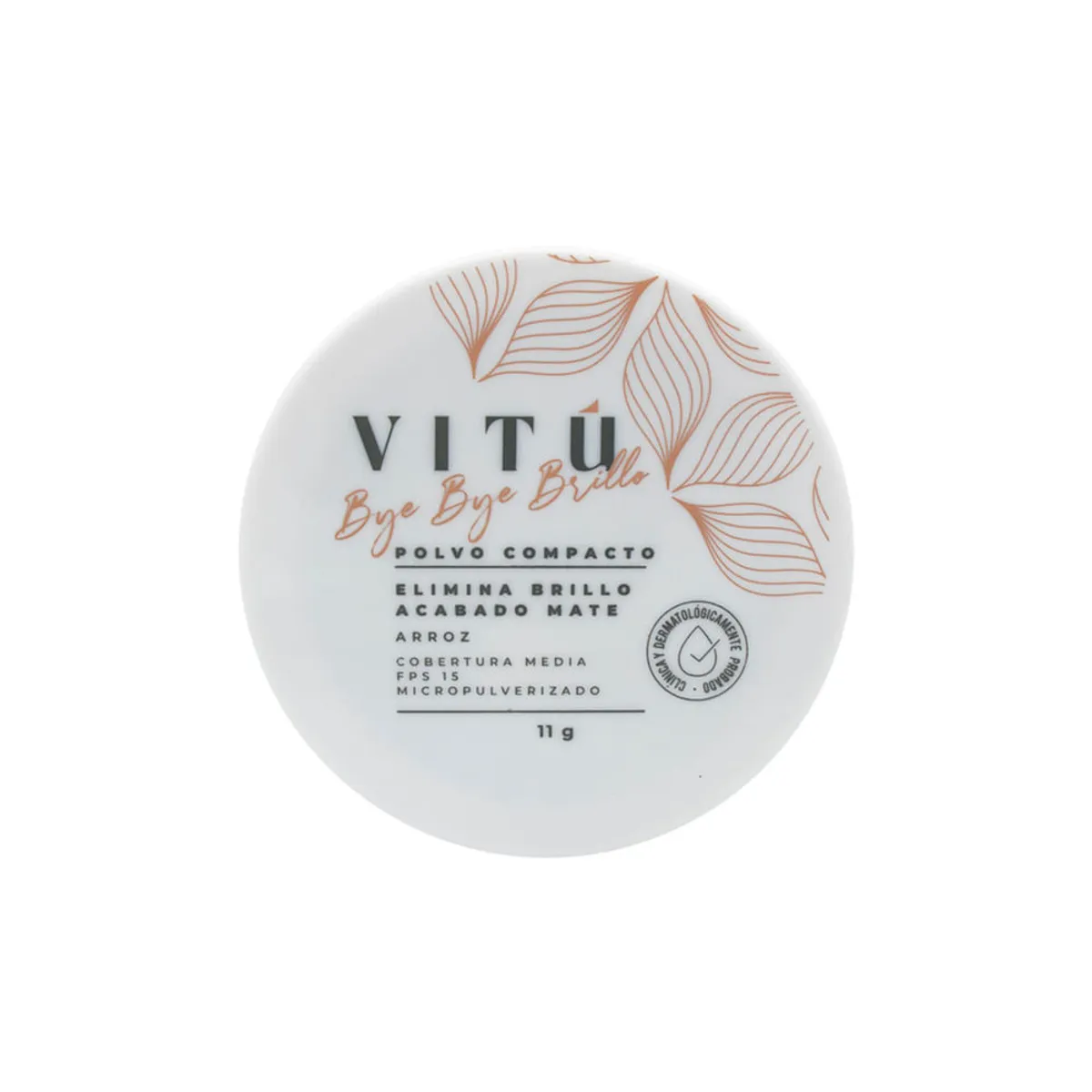 VITU - Polvo Vitú Compacto Micropulverizado Arroz Y Fps 15 03 Nuez