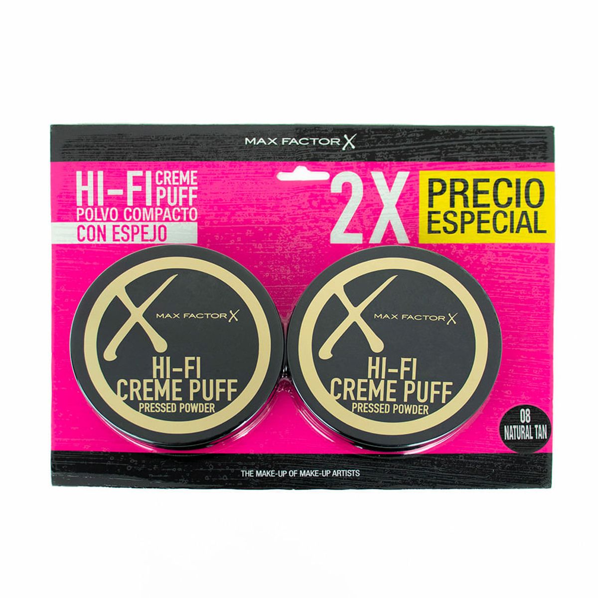 MAX FACTOR - Polvo Max Factor Hi Fi Creme Puff Deluxe Tono 08 15gr X2 uds