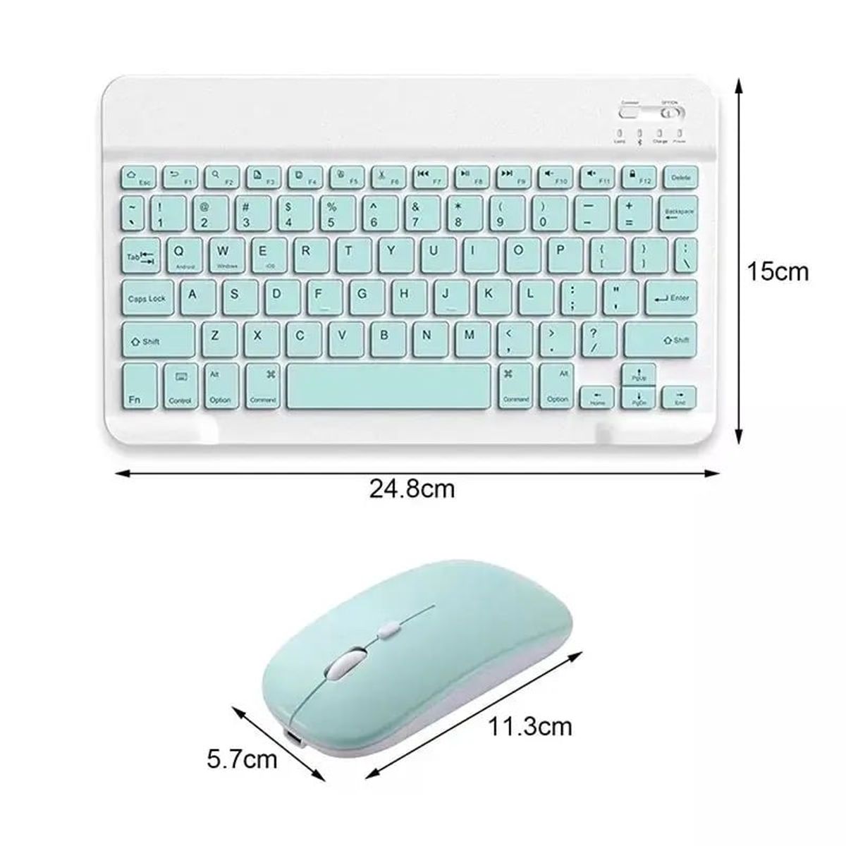 KEYBOARD - Teclado Bluetooth Kit Mouse Y Teclado Keyboard Nuevo Morado
